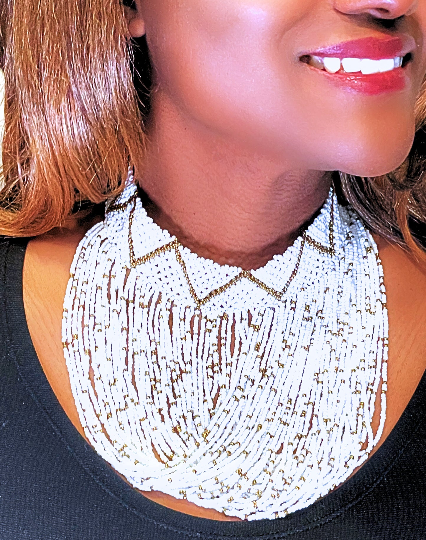 Shani Beaded Choker Necklace